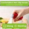 imageSpring Chef XL Stainless Steel Pastry Cutter Tool for Baking  Heavy Duty Dough Blender  Butter ampamp Dough Cutter Tool with Sharp Blades  Pastry Blender for Easy Mixing  Dishwasher Safe  BlackRed