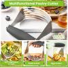imageSpring Chef XL Stainless Steel Pastry Cutter Tool for Baking  Heavy Duty Dough Blender  Butter ampamp Dough Cutter Tool with Sharp Blades  Pastry Blender for Easy Mixing  Dishwasher Safe  BlackGray