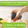 imageSpring Chef XL Stainless Steel Pastry Cutter Tool for Baking  Heavy Duty Dough Blender  Butter ampamp Dough Cutter Tool with Sharp Blades  Pastry Blender for Easy Mixing  Dishwasher Safe  BlackGray