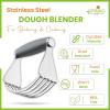 imageSpring Chef XL Stainless Steel Pastry Cutter Tool for Baking  Heavy Duty Dough Blender  Butter ampamp Dough Cutter Tool with Sharp Blades  Pastry Blender for Easy Mixing  Dishwasher Safe  BlackGray