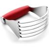 imageSpring Chef XL Stainless Steel Pastry Cutter Tool for Baking  Heavy Duty Dough Blender  Butter ampamp Dough Cutter Tool with Sharp Blades  Pastry Blender for Easy Mixing  Dishwasher Safe  BlackRed