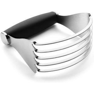 imageSpring Chef XL Stainless Steel Pastry Cutter Tool for Baking  Heavy Duty Dough Blender  Butter ampamp Dough Cutter Tool with Sharp Blades  Pastry Blender for Easy Mixing  Dishwasher Safe  BlackBlack