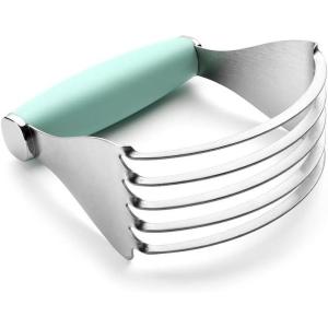 imageSpring Chef XL Stainless Steel Pastry Cutter Tool for Baking  Heavy Duty Dough Blender  Butter ampamp Dough Cutter Tool with Sharp Blades  Pastry Blender for Easy Mixing  Dishwasher Safe  BlackMint