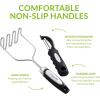 imageSpring Chef Stainless Steel Potato Masher with Premium Vegetable Peeler Mashed Potato Masher  Kitchen Tool with Soft Nonslip Handle Metal Food Masher for Fruit Avocado Bean Guacamole Banana