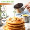 imageSpring Chef  Oval Measuring Spoons Set of 7 ampamp Measuring Cups Set of 7 Bundle Easy to Read Measurement Markings For Measures Dry and Liquid Ingredients