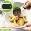 image:imageSpring Chef Dual Sided Magnetic Measuring Spoons Set Desert Sunset Set of 8 amp Stainless Steel Magnetic Measuring Cups Set of 7 Black  2 Product Bundle