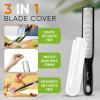 image:imageSpring Chef Swivel Vegetable Peeler amp Y Peeler with Sharp Stainless Steel Blades amp Premium Lemon Zester Fine Grater with Handle  3 Product Bundle  Black