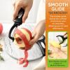image:imageSpring Chef Swivel Vegetable Peeler amp Y Peeler with Sharp Stainless Steel Blades amp Premium Lemon Zester Fine Grater with Handle  3 Product Bundle  Black