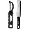 image:imageSpring Chef Premium Swivel Vegetable Peeler amp Handheld Zester  2 Product Bundle  Black