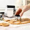 image:imageSpring Chef Stainless Steel Oven Safe 10x15 Cooling Rack amp Large Dough Blender amp Biscuit Cutter Set Black  2 Product Bundle