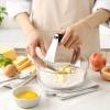 image:imageSpring Chef Stainless Steel Oven Safe 10x15 Cooling Rack amp Large Dough Blender amp Biscuit Cutter Set Black  2 Product Bundle