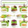 image:imageSpring Chef Potato Masher Stainless Steel  Heavy Duty Mashed Potato Masher Kitchen Tool  Fruit amp Food Smasher For Avocado Banana Eggs  Bean Smasher Tool  Durable Metal Mashing Utensil